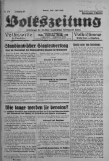 Volkszeitung 1 lipiec 1938 nr 178