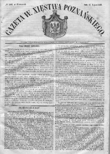 Gazeta Wielkiego Xięstwa Poznańskiego. 1845. Nr 164