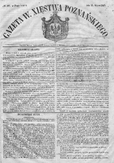 Gazeta Wielkiego Xięstwa Poznańskiego. 1845. Nr 167