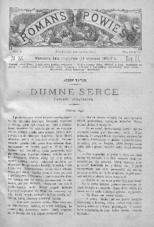 Romans i Powieść. Tygodnik beletrystyczny, ilustrowany. T III. 1882. Nr 54