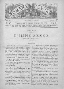Romans i Powieść. Tygodnik beletrystyczny, ilustrowany. T III. 1882. Nr 57