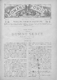 Romans i Powieść. Tygodnik beletrystyczny, ilustrowany. T III. 1882. Nr 58