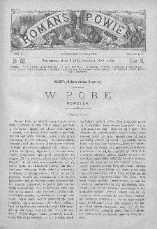 Romans i Powieść. Tygodnik beletrystyczny, ilustrowany. T III. 1882. Nr 68