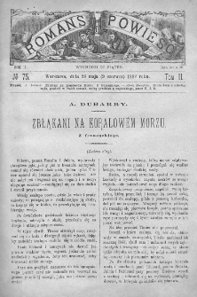 Romans i Powieść. Tygodnik beletrystyczny, ilustrowany. T III. 1882. Nr 75