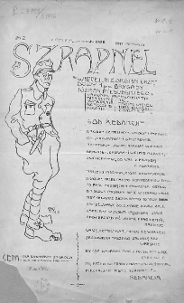 Szrapnel. Więcej niż organ urzędowy I Pułku Piechoty Brygady Józefa Piłsudskiego. 1916. Nr 2