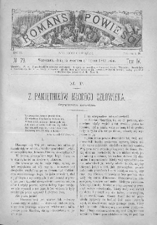 Romans i Powieść. Tygodnik beletrystyczny, ilustrowany. T IV. 1882. Nr 79