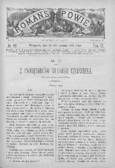 Romans i Powieść. Tygodnik beletrystyczny, ilustrowany. T IV. 1882. Nr 86