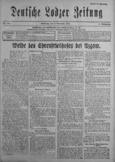 Deutsche Lodzer Zeitung 8 listopad 1916 nr 310