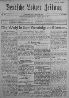 Deutsche Lodzer Zeitung 9 listopad 1916 nr 311