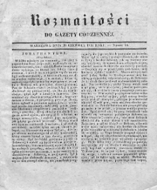 Rozmaitości do Gazety Codziennej. 1834. Nr 24