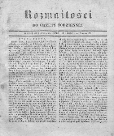 Rozmaitości do Gazety Codziennej. 1834. Nr 29