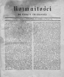 Rozmaitości do Gazety Codziennej. 1834. Nr 31