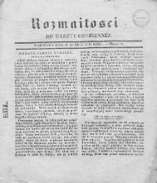 Rozmaitości do Gazety Codziennej. 1836. Nr 9