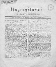 Rozmaitości do Gazety Codziennej. 1836. Nr 13