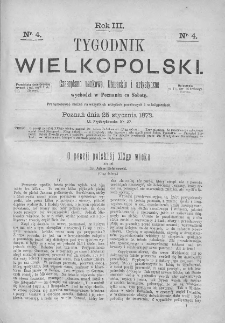 Tygodnik Wielkopolski. 1873, nr 4