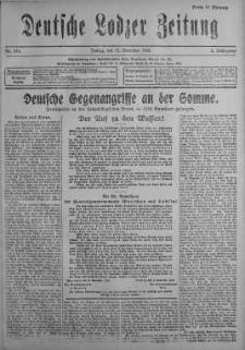 Deutsche Lodzer Zeitung 17 listopad 1916 nr 319