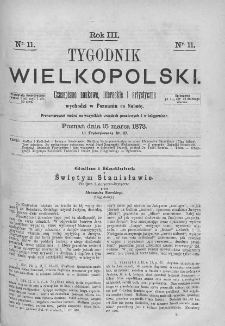 Tygodnik Wielkopolski. 1873, nr 11