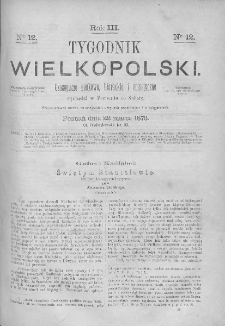 Tygodnik Wielkopolski. 1873, nr 12