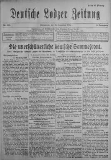 Deutsche Lodzer Zeitung 18 listopad 1916 nr 320