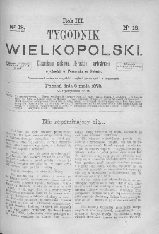 Tygodnik Wielkopolski. 1873, nr 18