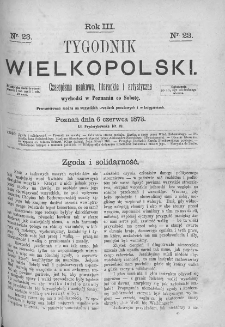 Tygodnik Wielkopolski. 1873, nr 23