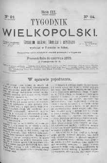 Tygodnik Wielkopolski. 1873, nr 24