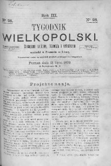 Tygodnik Wielkopolski. 1873, nr 28