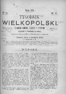 Tygodnik Wielkopolski. 1873, nr 31