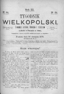 Tygodnik Wielkopolski. 1873, nr 35
