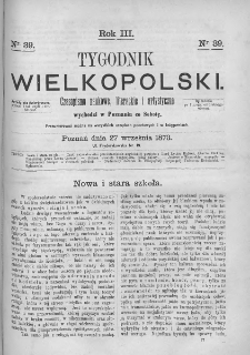 Tygodnik Wielkopolski. 1873, nr 39