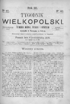 Tygodnik Wielkopolski. 1873, nr 40