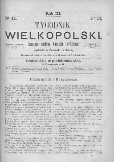 Tygodnik Wielkopolski. 1873, nr 42