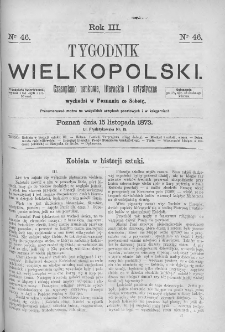Tygodnik Wielkopolski. 1873, nr 46