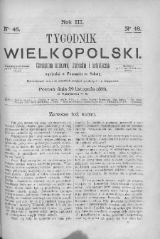 Tygodnik Wielkopolski. 1873, nr 48