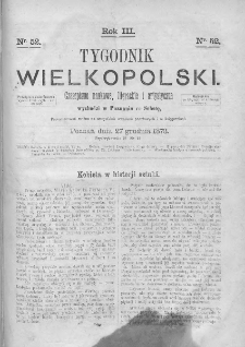Tygodnik Wielkopolski. 1873, nr 52