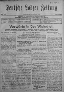 Deutsche Lodzer Zeitung 28 listopad 1916 nr 330