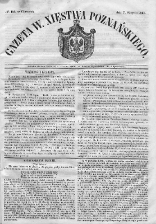 Gazeta Wielkiego Xięstwa Poznańskiego. 1845. Nr 182