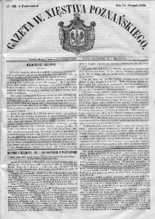 Gazeta Wielkiego Xięstwa Poznańskiego. 1845. Nr 185