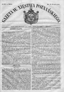 Gazeta Wielkiego Xięstwa Poznańskiego. 1845. Nr 190