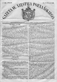 Gazeta Wielkiego Xięstwa Poznańskiego. 1845. Nr 192