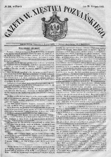 Gazeta Wielkiego Xięstwa Poznańskiego. 1845. Nr 201