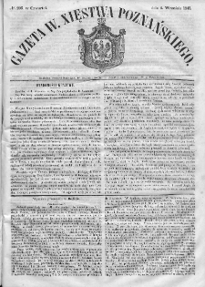 Gazeta Wielkiego Xięstwa Poznańskiego. 1845. Nr 206