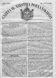 Gazeta Wielkiego Xięstwa Poznańskiego. 1845. Nr 207