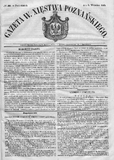 Gazeta Wielkiego Xięstwa Poznańskiego. 1845. Nr 209