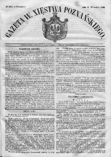 Gazeta Wielkiego Xięstwa Poznańskiego. 1845. Nr 212