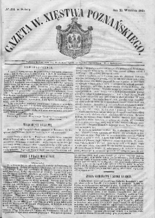 Gazeta Wielkiego Xięstwa Poznańskiego. 1845. Nr 214
