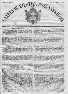 Gazeta Wielkiego Xięstwa Poznańskiego. 1845. Nr 216