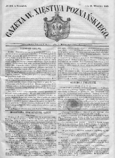 Gazeta Wielkiego Xięstwa Poznańskiego. 1845. Nr 218
