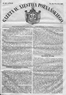 Gazeta Wielkiego Xięstwa Poznańskiego. 1845. Nr 225
