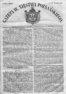 Gazeta Wielkiego Xięstwa Poznańskiego. 1845. Nr 226